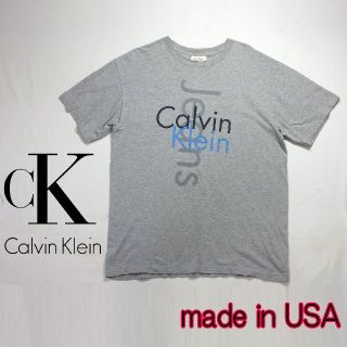 カルバンクライン(Calvin Klein)のUSA製　Calvin Klein　カルヴァンクライン　半袖　Tシャツ　90年代(Tシャツ/カットソー(半袖/袖なし))