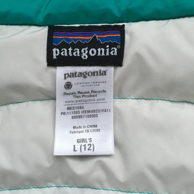 patagonia(パタゴニア)のパタゴニア  ダウンジャンパー  girl  Ｌサイズ レディースのジャケット/アウター(ダウンジャケット)の商品写真