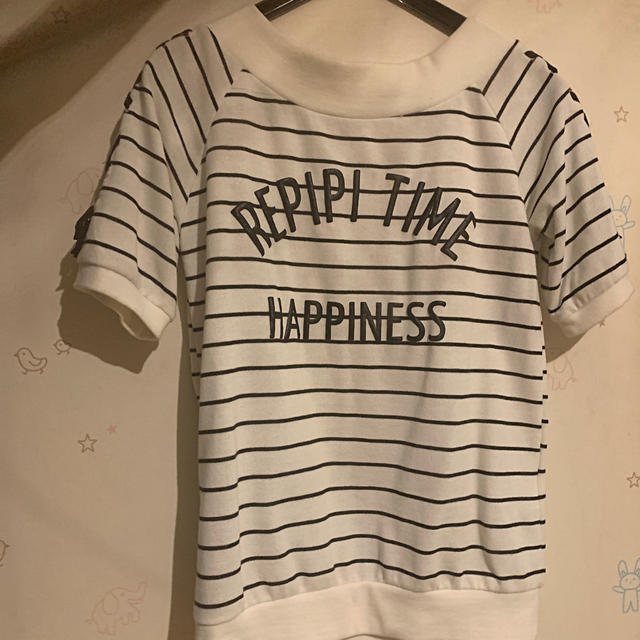 repipi armario(レピピアルマリオ)のレピピアルマリオオフショルダー最終値下げ レディースのトップス(Tシャツ(半袖/袖なし))の商品写真