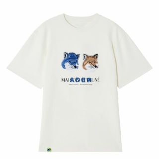 メゾンキツネ(MAISON KITSUNE')のadererror × maison kitsuné Tシャツ【Mサイズ・新品】(Tシャツ/カットソー(半袖/袖なし))