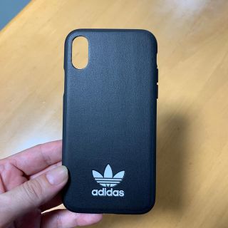 アディダス(adidas)のiPhone xs アディダスケース 黒(iPhoneケース)