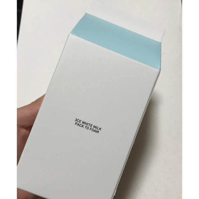 3ce(スリーシーイー)の3ce white milk pack to foam コスメ/美容のスキンケア/基礎化粧品(フェイスクリーム)の商品写真