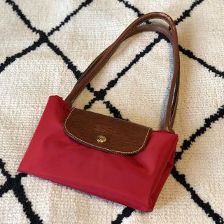 ロンシャン(LONGCHAMP)のLONGCHAMPロンシャン プリアージュ トート S レッド 小旅行 (トートバッグ)