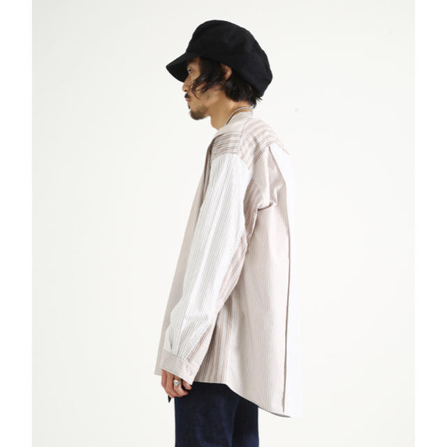 MARKAWEAR(マーカウェア)のmarka BAND COLLAR SKIPPER SHIRTS シャツ 2 メンズのトップス(シャツ)の商品写真