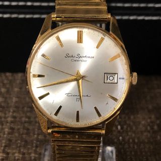 60年代 SEIKO セイコー スポーツマンカレンダー 17石 手巻き 稼働