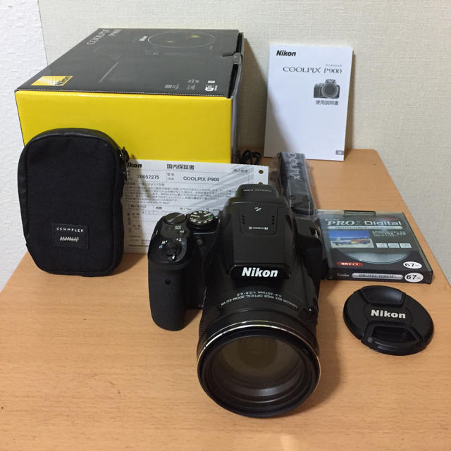 包装無料/送料無料 Nikon COOLPIX P900保障付 オマケ多数 おまけ多数付