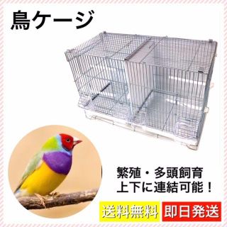 鳥ケージ 鳥かご バードケージ 複数飼い 繁殖 連結可能 仕切り板 飼育ケージ