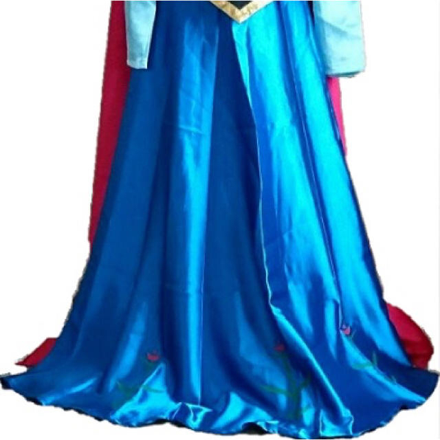 アナと雪の女王(アナトユキノジョオウ)のアナと雪の女王のコスチューム・アナ風冬ドレス エンタメ/ホビーのコスプレ(衣装一式)の商品写真