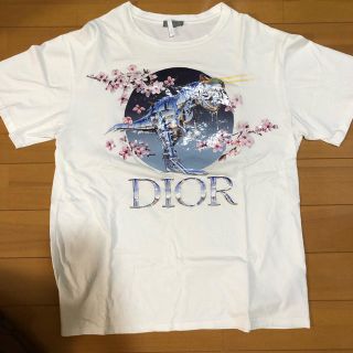 ディオール(Dior)の2019年 新作 DIOR  Tシャツ ホワイト Lサイズ(Tシャツ/カットソー(半袖/袖なし))