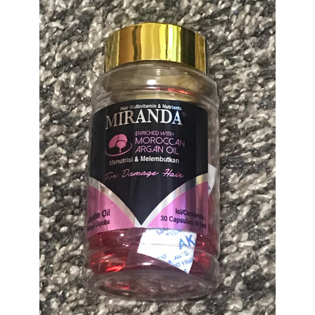 Moroccan oil(モロッカンオイル)の【直輸入！】MIRANDA 30粒 ピンク ボトルなし コスメ/美容のヘアケア/スタイリング(オイル/美容液)の商品写真