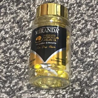 モロッカンオイル(Moroccan oil)の【直輸入！】MIRANDA 30粒 イエロー ボトルなし(オイル/美容液)