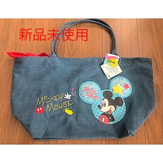 ディズニー(Disney)のディズニー☆デニムトート バッグ☆ミッキー(トートバッグ)