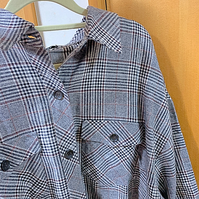 GRL(グレイル)のグレイル オーバーサイズチェックシャツ レディースのトップス(シャツ/ブラウス(長袖/七分))の商品写真