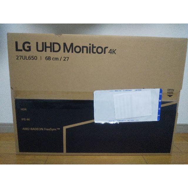 LG 4Kモニター　27UL650-W