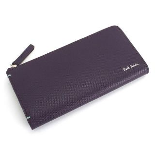 ポールスミス(Paul Smith)のポールスミス 長財布 パープル 新品 財布 サイフ 革 レザー L字ファスナー(長財布)