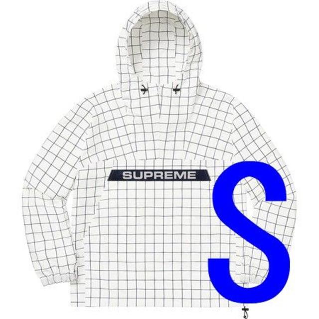 メンズ Supreme Heavy Nylon Anorak Windowpane S 純正正規 lecent.jp