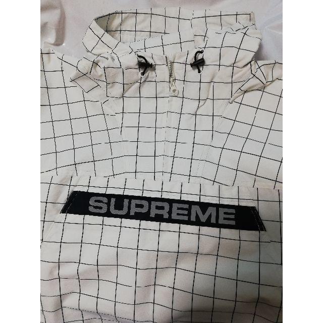 Supreme Heavy Nylon Anorak Windowpane Sの通販 by ジンジュン ...