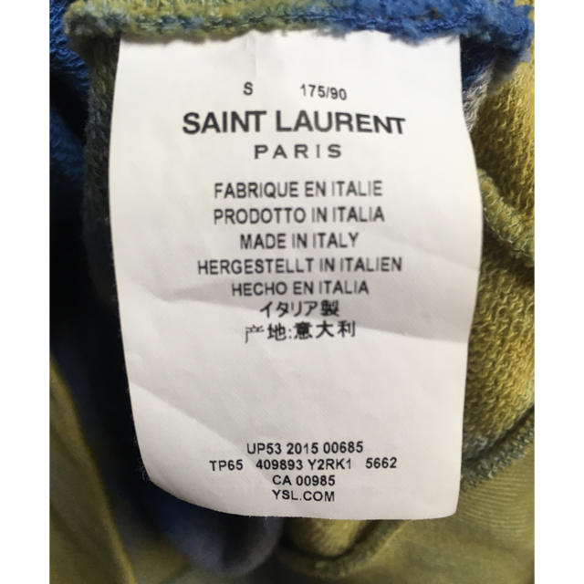 Saint Laurent(サンローラン)のサンローランパリ デストロイタイダイ染めスウェット 16ss メンズのトップス(スウェット)の商品写真