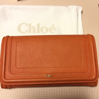 クロエ(Chloe)のクロエ オレンジ 長財布(財布)