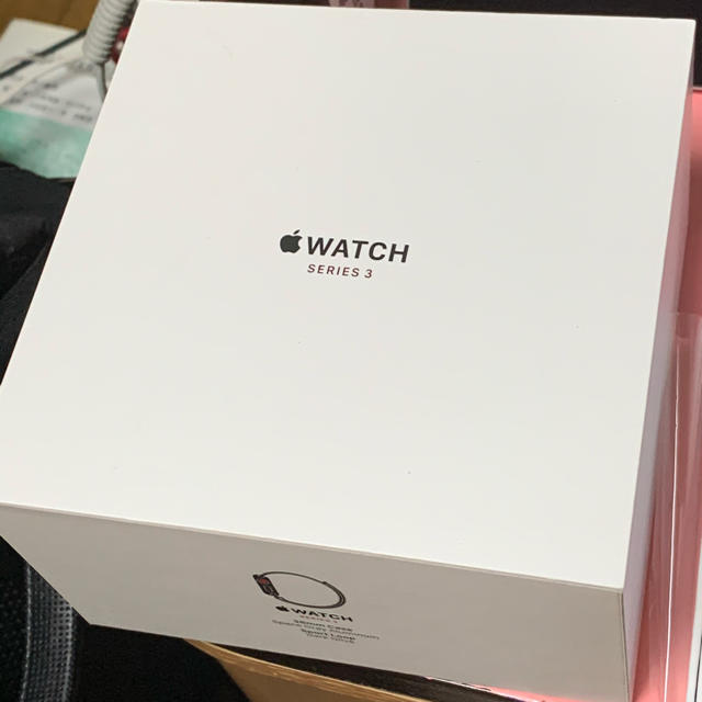 Apple Watch(アップルウォッチ)のapple watch series3 38mm GPS+セルラー　新品 メンズの時計(腕時計(デジタル))の商品写真