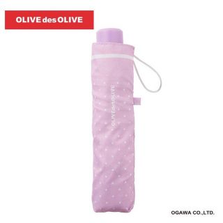 オリーブデオリーブ(OLIVEdesOLIVE)の新品◆折りたたみ傘  ピンク olive des olive  小学生 キッズ(傘)