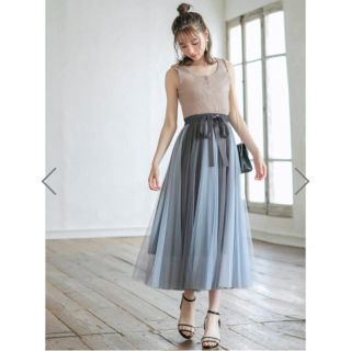 GRL - 【タグ付き新品未使用】GRL バイカラーチュールスカートの