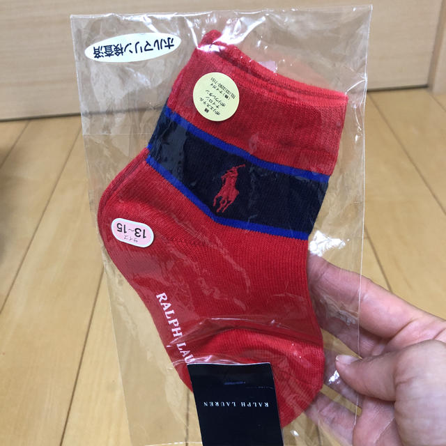 Ralph Lauren(ラルフローレン)のラルフローレン 新品 靴下（13〜15センチ） キッズ/ベビー/マタニティのこども用ファッション小物(靴下/タイツ)の商品写真