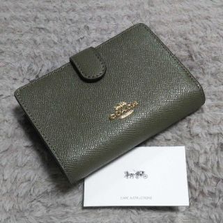 コーチ(COACH)の【新品】コーチ COACH 二つ折財布  F11484(財布)