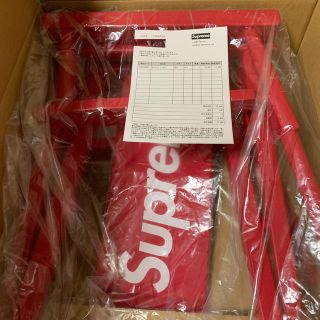 シュプリーム(Supreme)のDirector’s Chair 赤 Red(折り畳みイス)