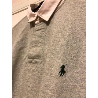 ポロラルフローレン(POLO RALPH LAUREN)の Ralph Lauren ラルフ 長袖ポロシャツ 刺繍ロゴ エルボーパッチ(ポロシャツ)