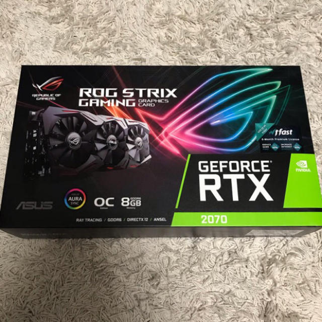 ASUS ROG STRIX RTX 2070 (最終価格)PC/タブレット