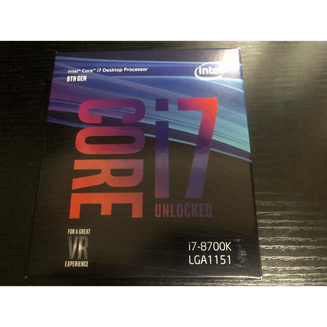 新品未開封Intel Core i7 8700K