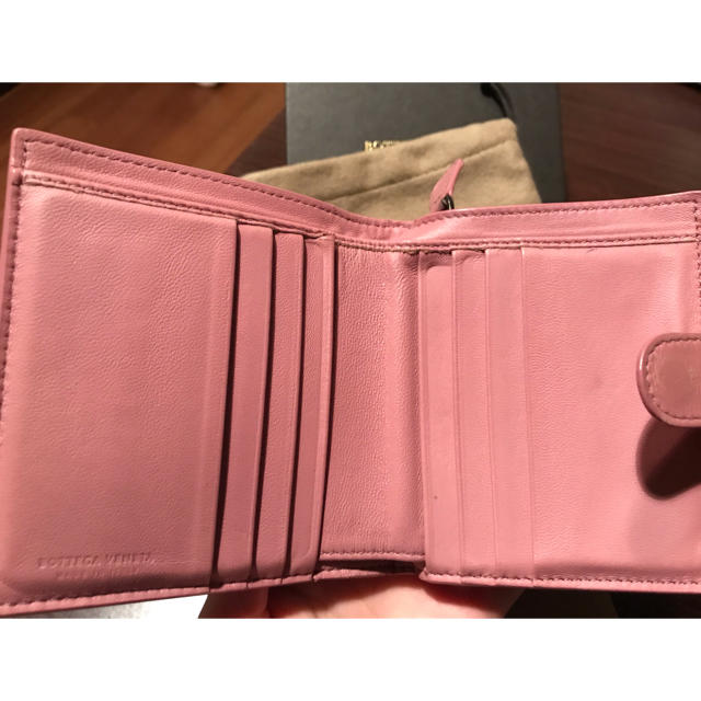♡ボッテガ 二つ折り財布 ピンク♡