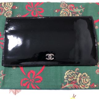 シャネル(CHANEL)のCHANEL エナメル 長財布(財布)