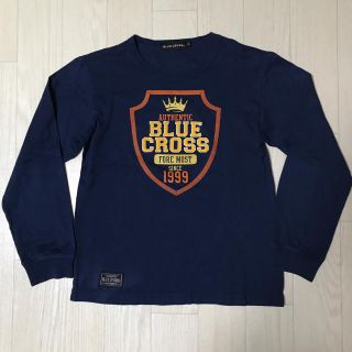 ナルミヤ インターナショナル(NARUMIYA INTERNATIONAL)の【BLUE CROSS】長袖Tシャツ／S／ネイビー(Tシャツ/カットソー)