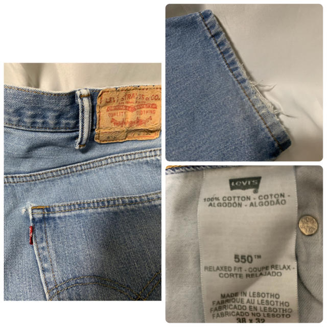 Levi's(リーバイス)の550 levis リーバイス バギーデニムパンツ シルバータブ メンズのパンツ(デニム/ジーンズ)の商品写真