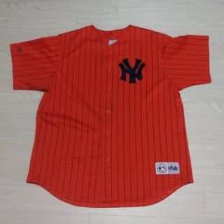 マジェスティック(Majestic)のmajestic　MLB NewYork YANKEES ベースボールシャツ(ジャージ)