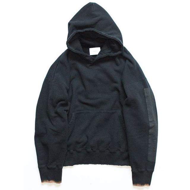 サイズSstein ブラックS 19aw OVERSIZED REBUILD SWEAT