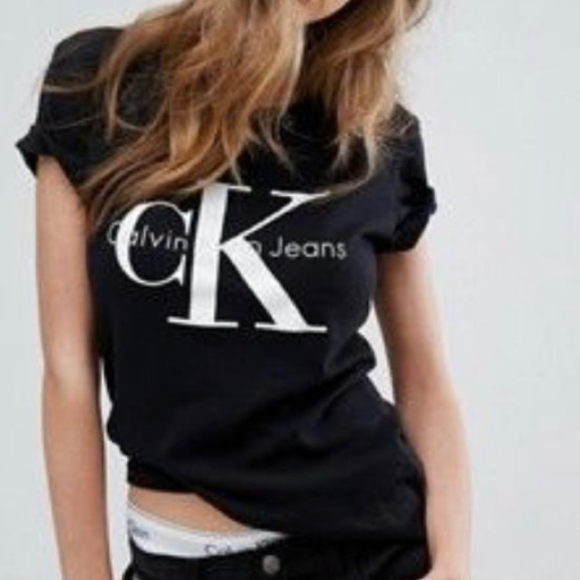 Calvin Klein(カルバンクライン)の【L】 Calvin Klein Jeans ［LOGO tee］【SALE】 レディースのトップス(Tシャツ(半袖/袖なし))の商品写真