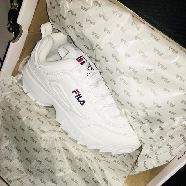 FILA 靴  スニーカー 厚底 白