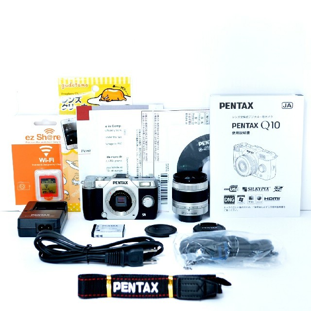 PENTAX(ペンタックス)の★ Wi-Fiでスマホへ★超コンパクト♪ペンタックス Q10 レンズキット スマホ/家電/カメラのカメラ(ミラーレス一眼)の商品写真