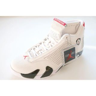 27cm Supreme × Air Jordan XIV white