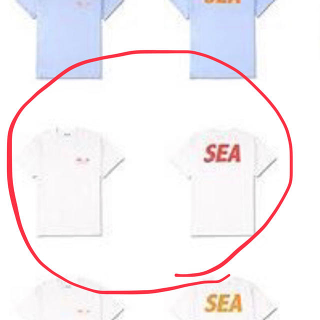 SEA wind and sea ウィンダンシー 阪急メンズ館 pop up メンズのトップス(Tシャツ/カットソー(半袖/袖なし))の商品写真