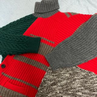 kolor - kolor 19aw クレイジーパターンニットの通販 by coco|カラー