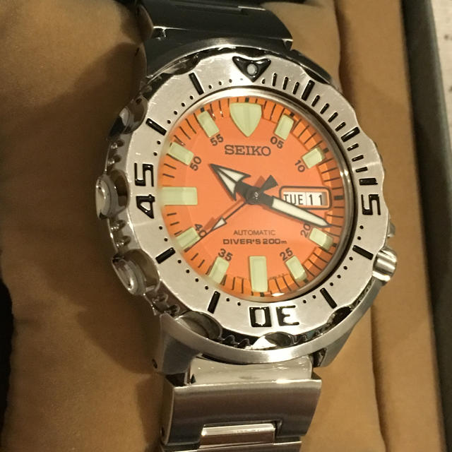 SEIKO - 貴重！ セイコー オレンジモンスター メンズ 機械式 自動巻 美品の通販 by りょた's shop｜セイコーならラクマ