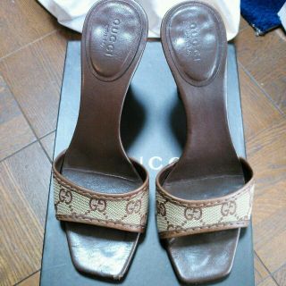 グッチ(Gucci)のお値下げ　GUCCI　ミュール　中古品(ミュール)