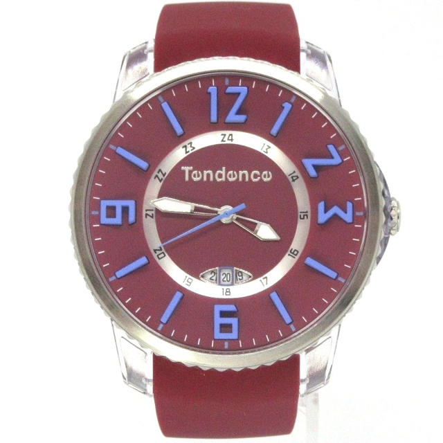 Tendence(テンデンス)のテンデンス TG131001 スリムポップ ワインレッド ユニセックス 腕時計 レディースのファッション小物(腕時計)の商品写真