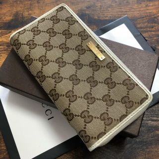 グッチ(Gucci)の☘美品☘ GUCCI オールドグッチ ラウンドファスナー クリーニング済(財布)