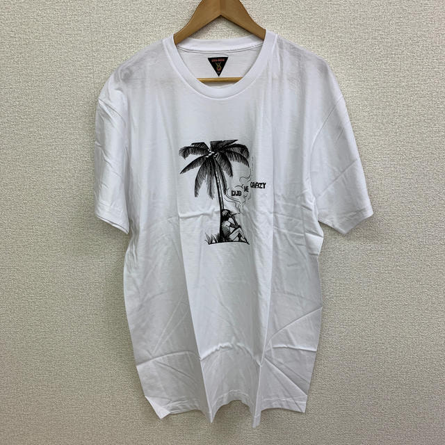 IRIE LIFE(アイリーライフ)の◆新品未使用◆vinyl junkie Tシャツ「ヤシの木」ホワイト 2XL メンズのトップス(Tシャツ/カットソー(半袖/袖なし))の商品写真