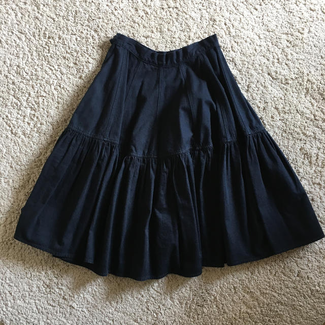 45rpm(フォーティーファイブアールピーエム)の45r インディゴ スカート レディースのスカート(ロングスカート)の商品写真